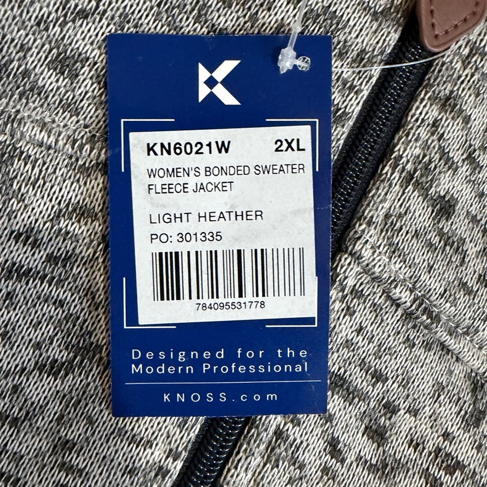 Women’s Gray zip up sweater. NEW with tags - Picture 2 of 2